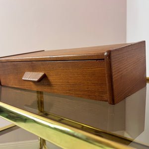 Wandregal Schublade Teak