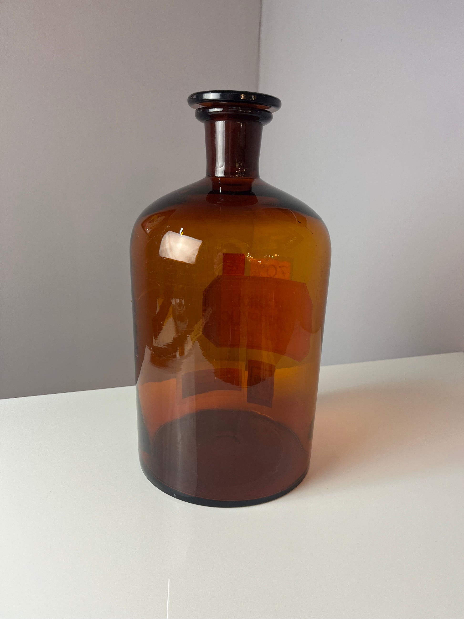 Apothekerglas Alcohol Isoprobylic braun