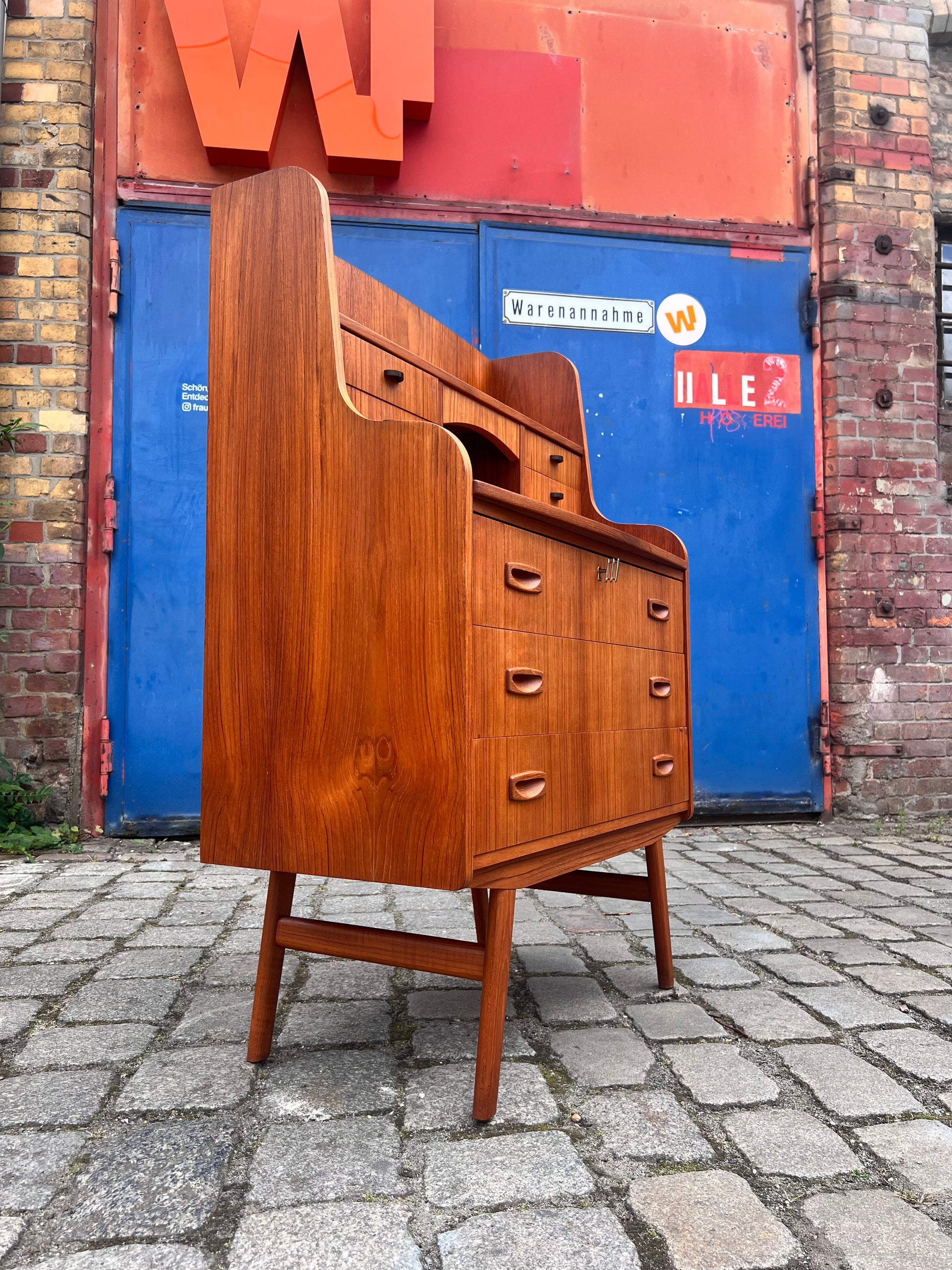 Sekretär Teak aus Dänemark