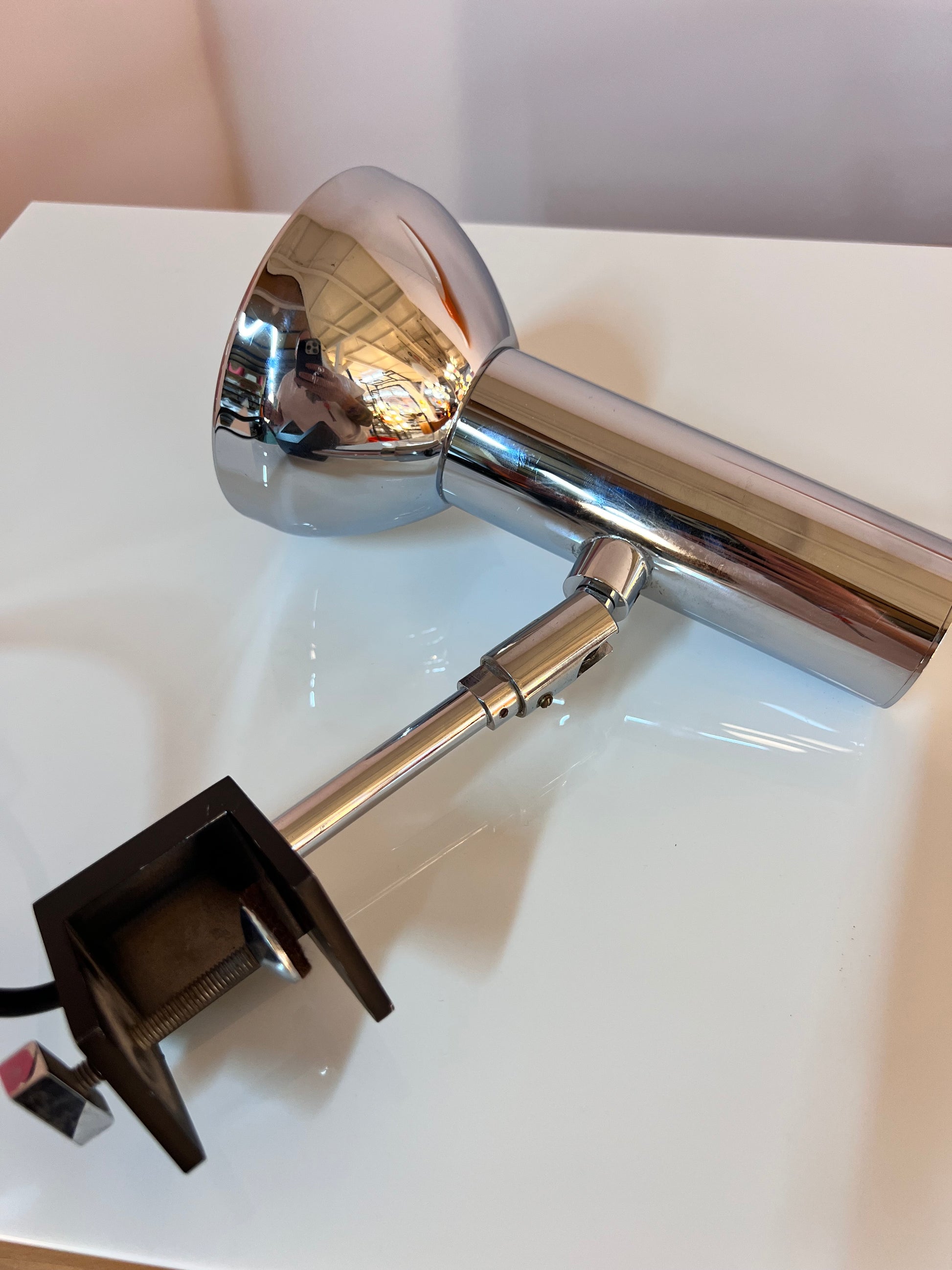 Klemmlampe Chrom von Cosack