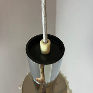 Pendelleuchte Modell P105 Klarglas Chrom von STAFF