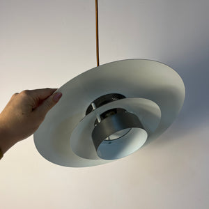 Kleine Lamellenlampe Leto silber kupfer von Top Lamper