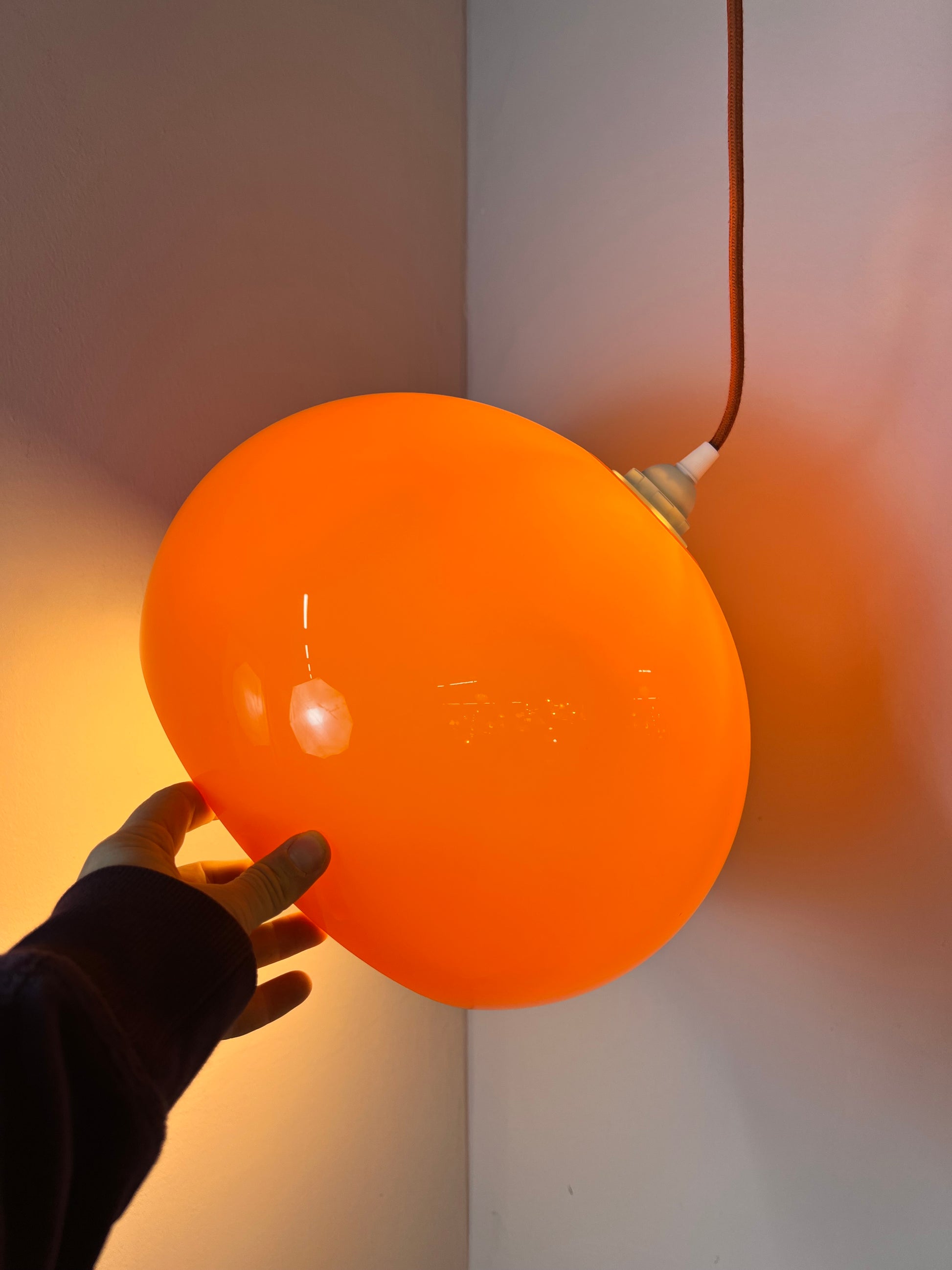 Hängelampe orange von Guzzini