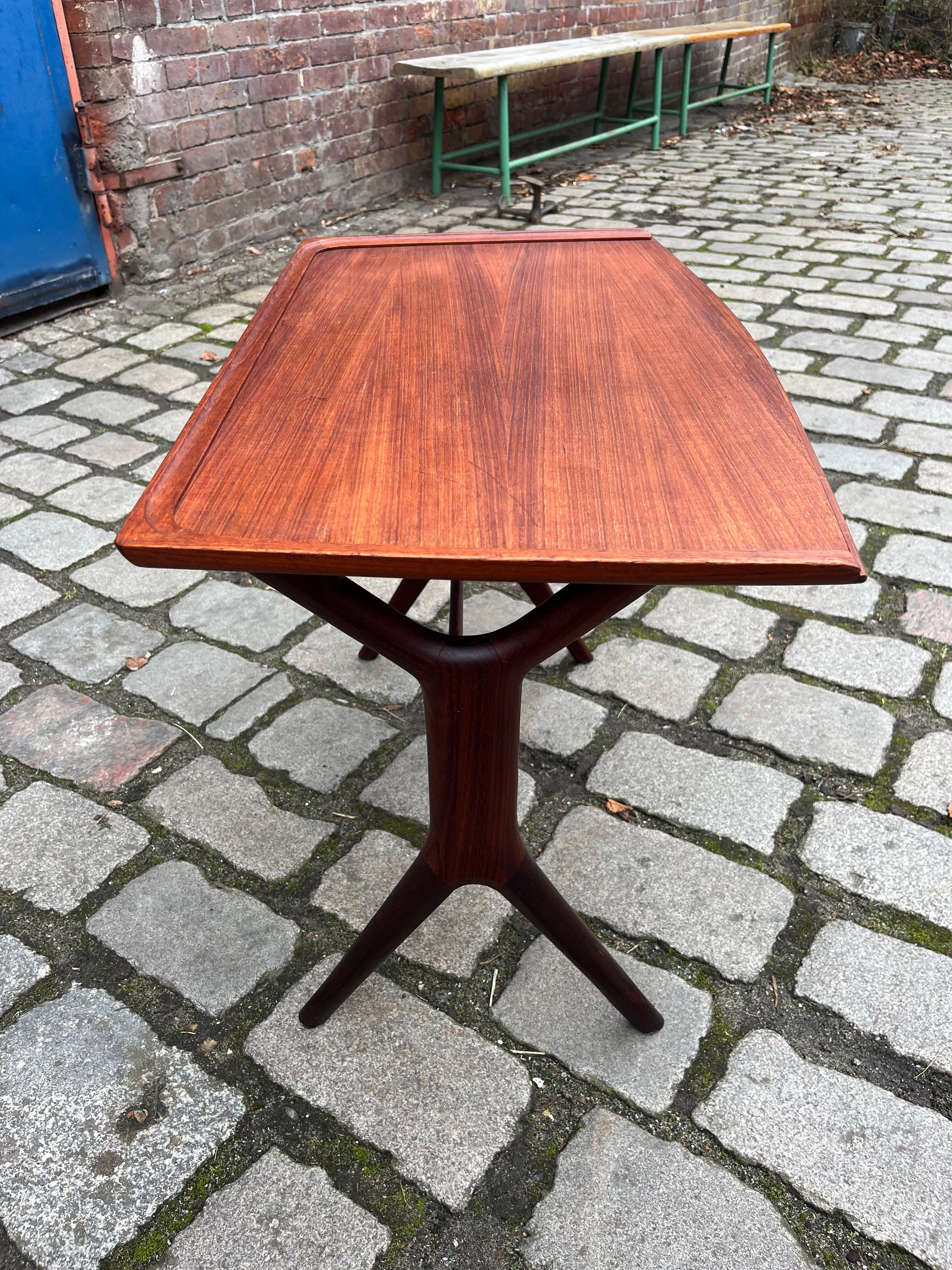 Beistelltisch Teak mit Auszug aus Dänemark