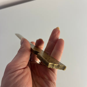 Brieföffner Messing aus Dänemark