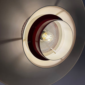 Lamellenlampe rot aus Dänemark