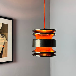 Hängelampe anthrazit orange von Carl Thore