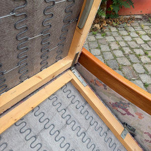 Schlafsessel / Gästebett Teak Textilstoff aus Dänemark