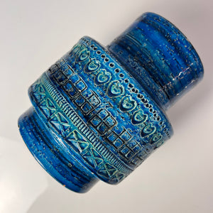 Vase Serie Rimini Blu von Aldo Londi für Bitossi