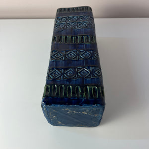 Vase Serie Rimini Blu von Aldo Londi für Bitossi