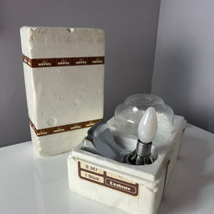 Wandlampe Einschlussglas Chrom von Novus in Originalverpackung