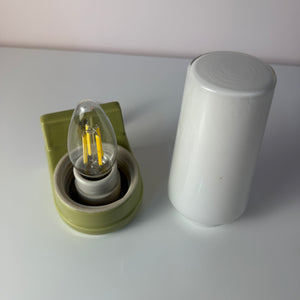 Wandlampe Modell 6080 mintgrün von Sigvard Bernadotte für Ifö