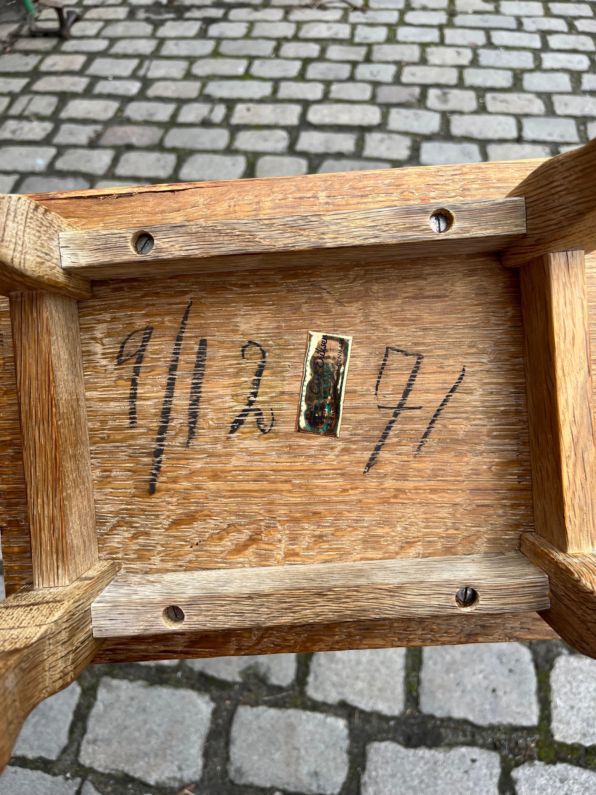 Satztische Eiche von Carl Eriksen für Cemo Möbel Odense