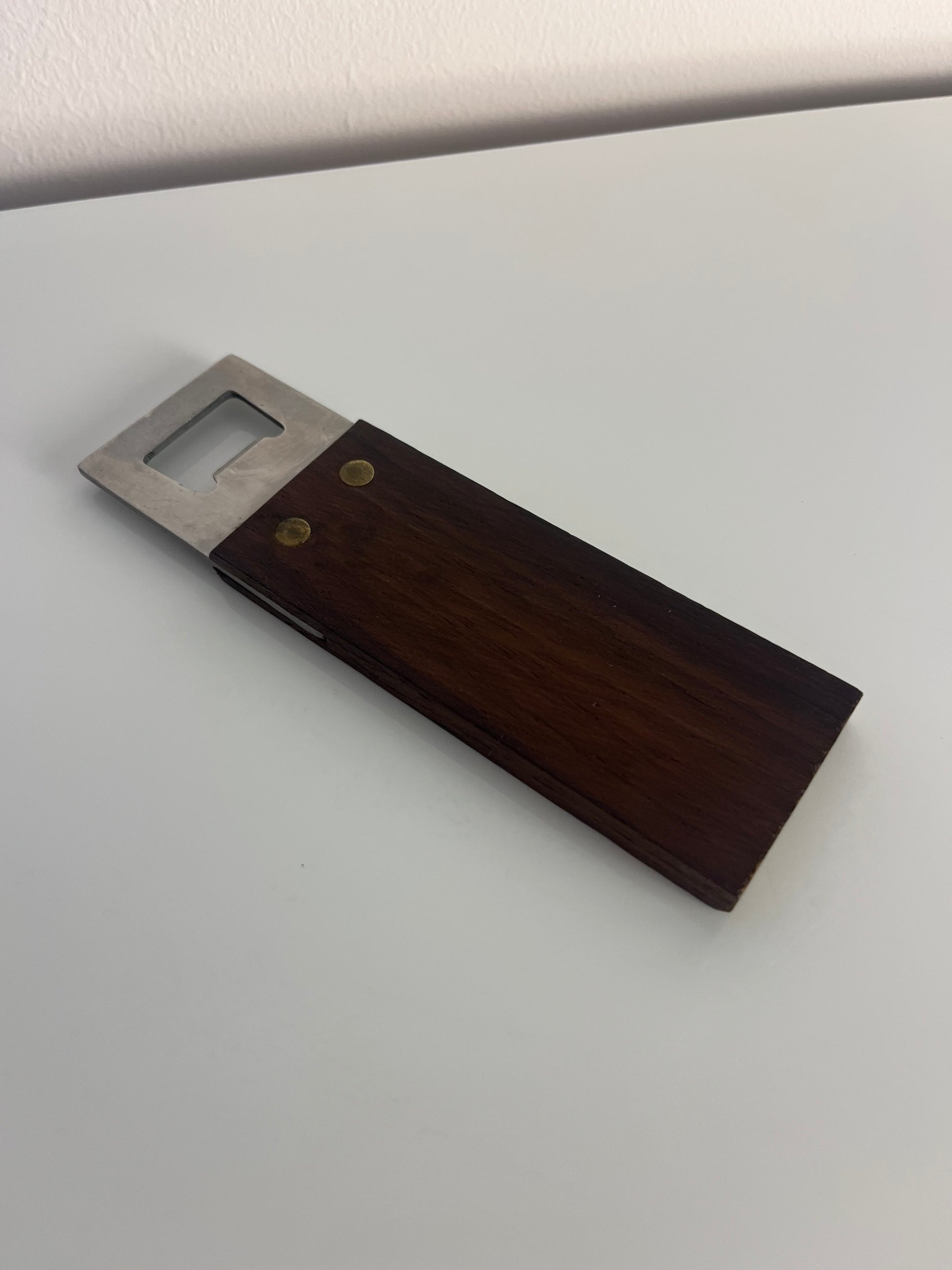 Flaschenöffner Teak aus Dänemark