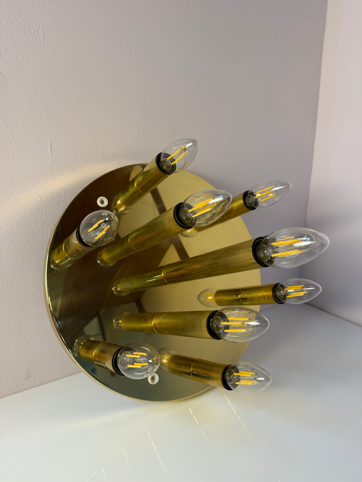 Wand-/ Deckenlampe gold von von Sölken