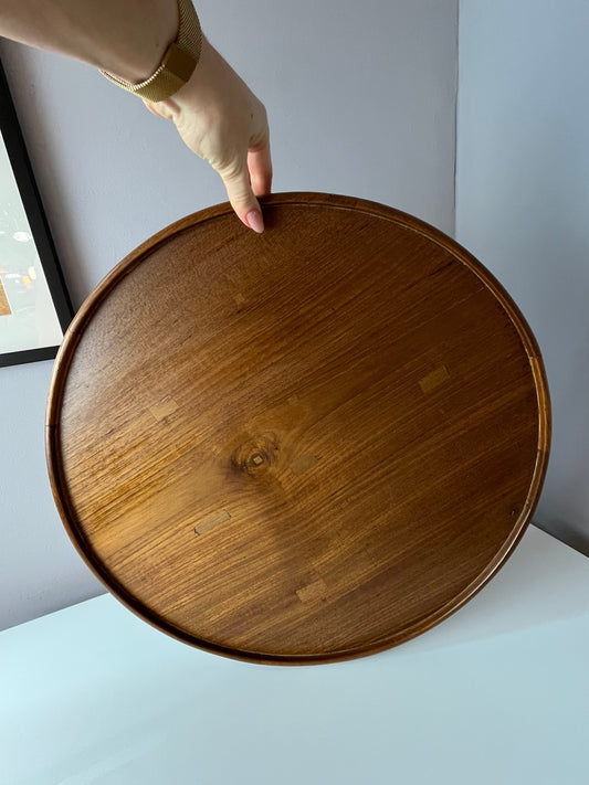 Lazy Susan Drehscheibe Teak aus Dänemark