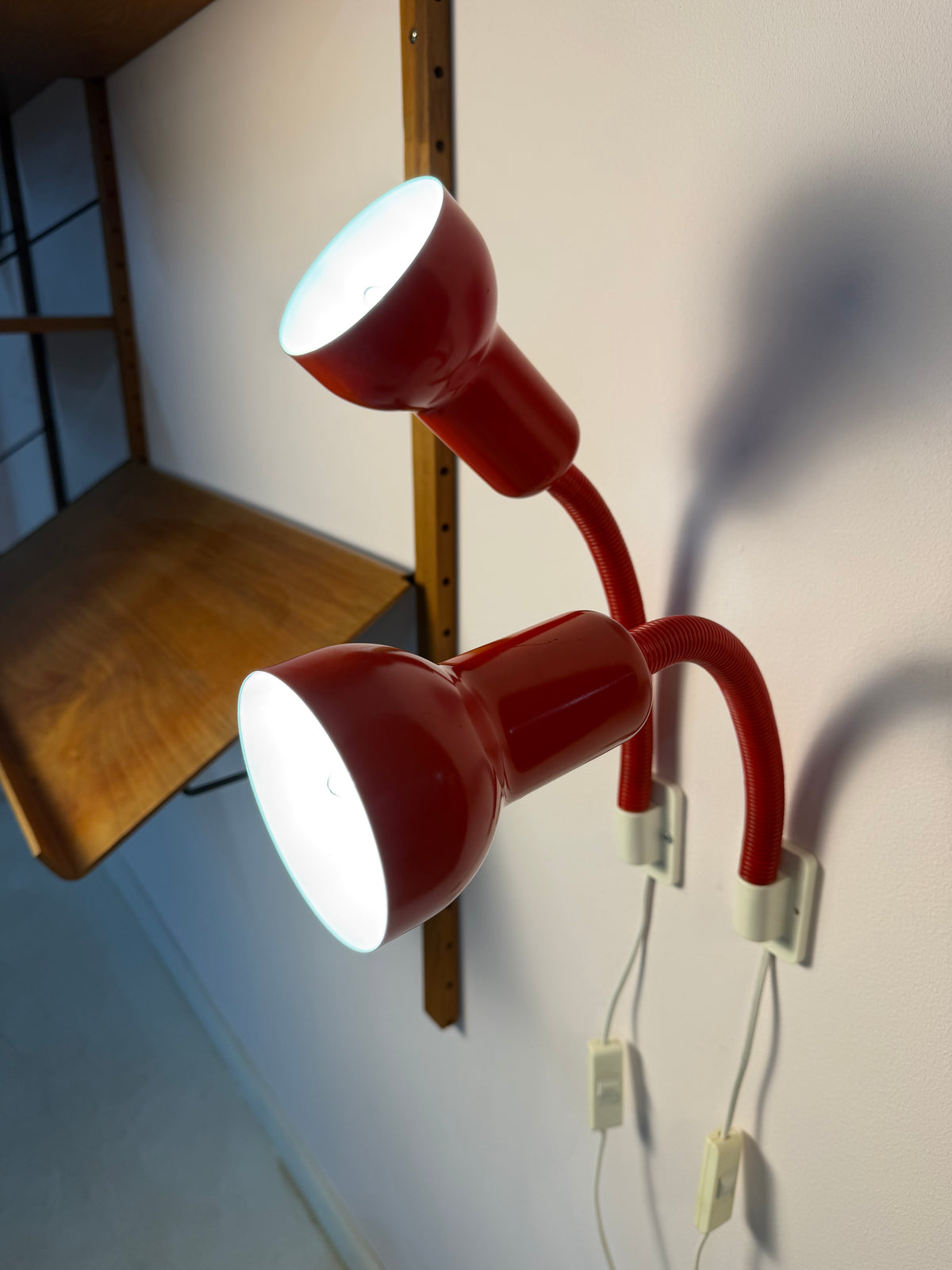 Wandlampe Type 504 rot von Horn