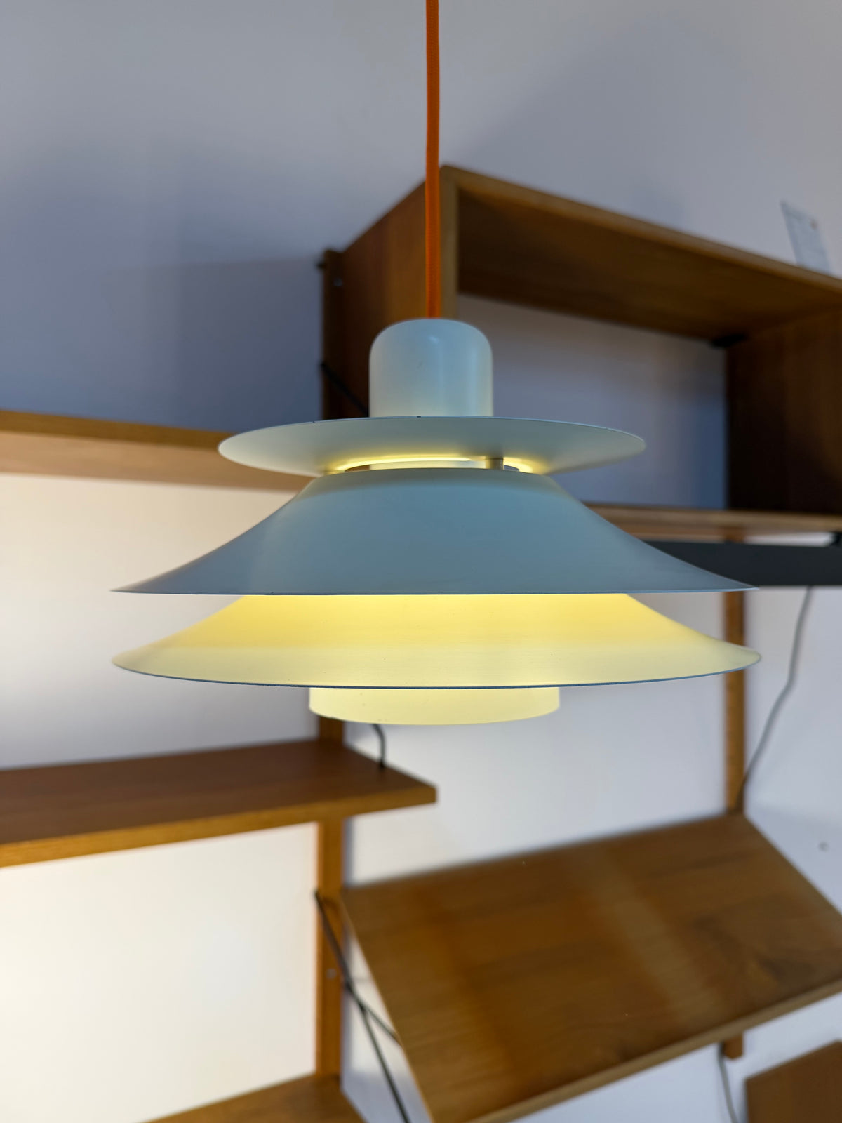 Lamellenlampe Typ 753 weiß von Horn
