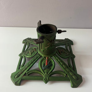Tannenbaumständer grün Gusseisen