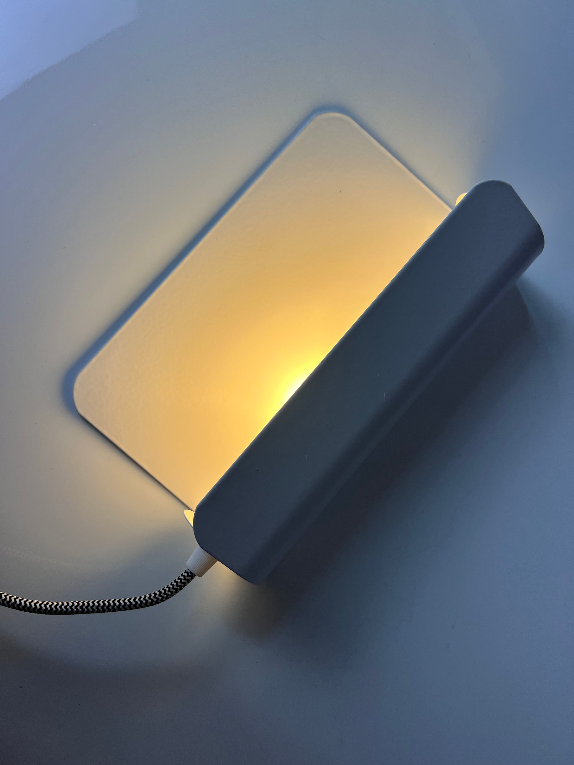 Wandlampe weiß Metall aus Dänemark