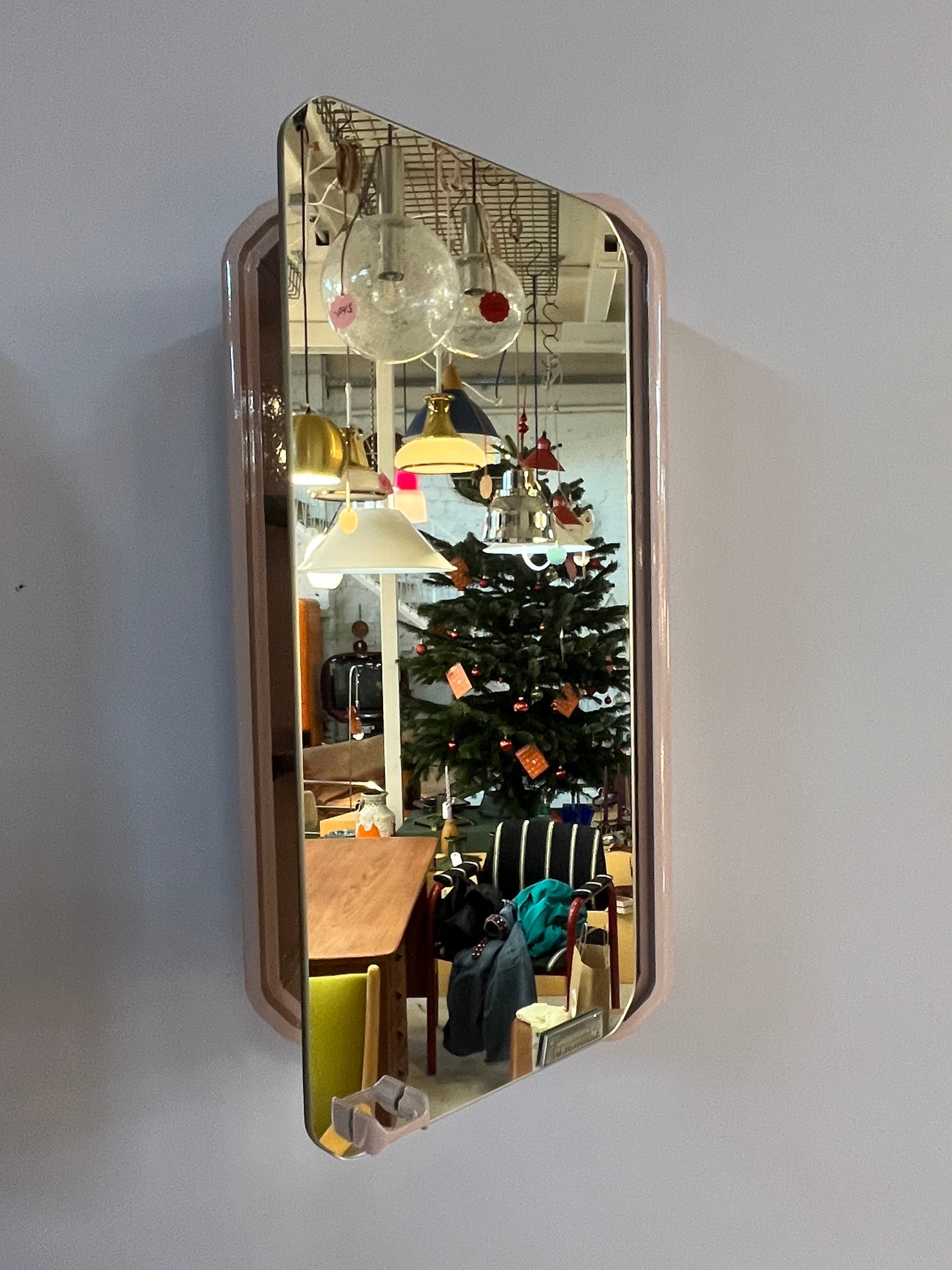 Set: Spiegelschrank rosa von Duscholux