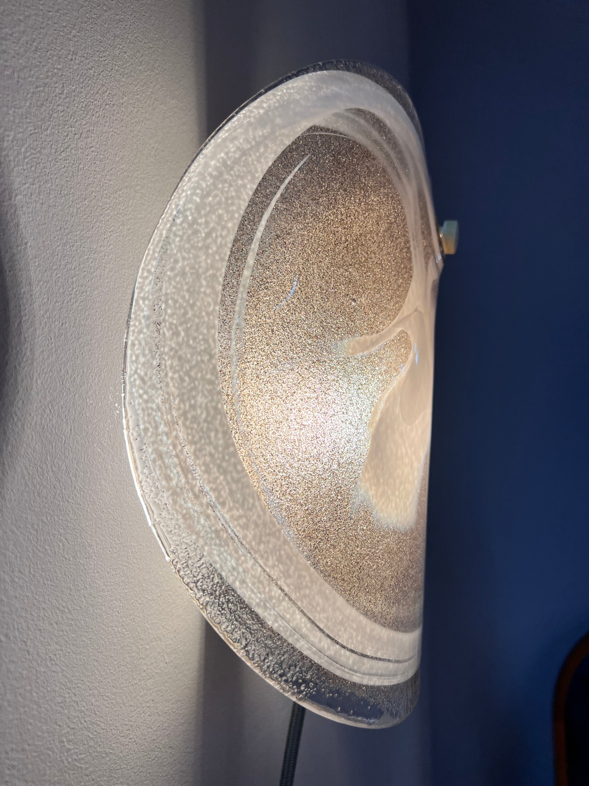 Wandlampe weiß Glas von Per Lütken für Holmegaard