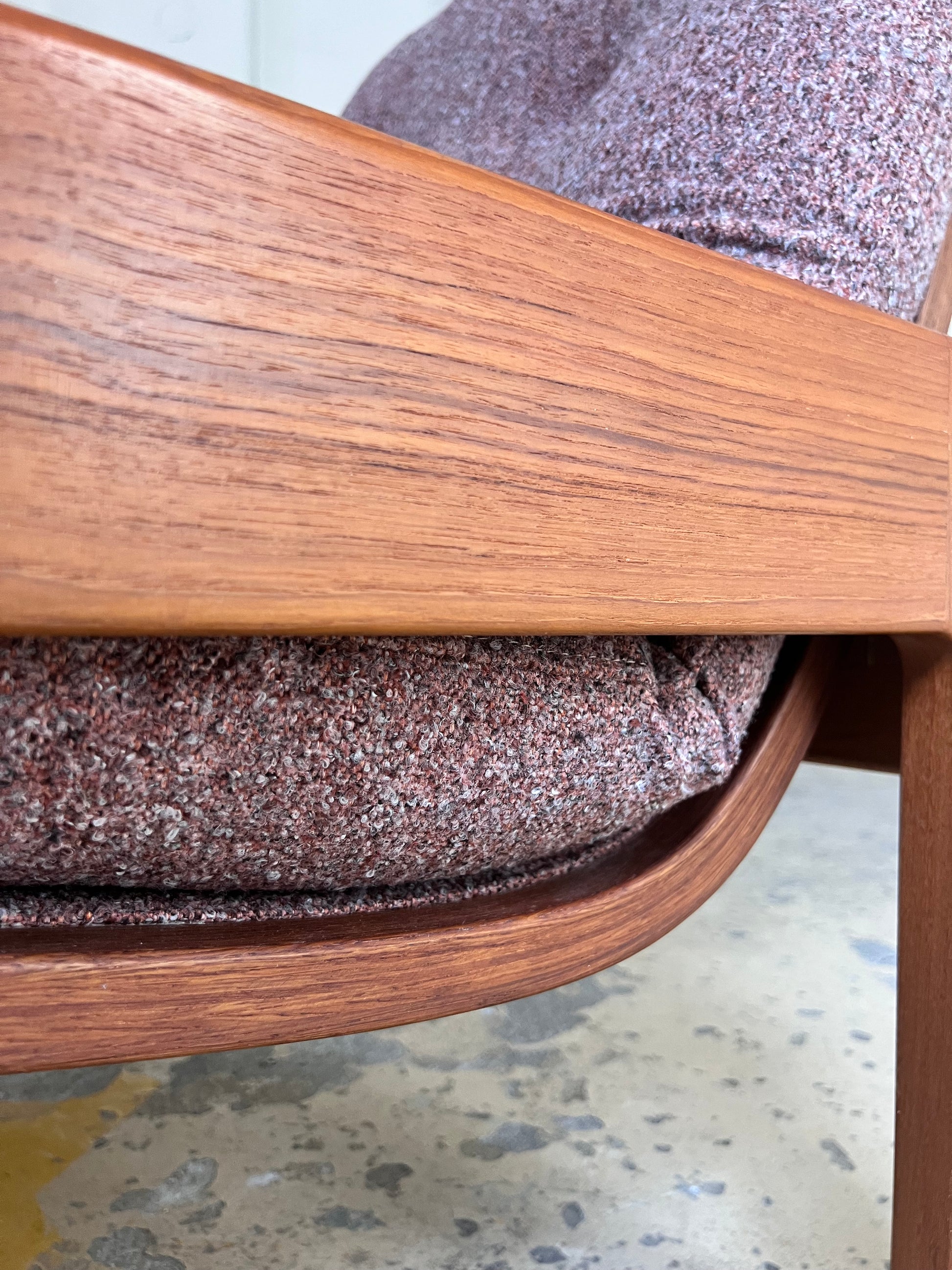 Set: Sofa mit Hocker mauve von Yngve Ekström für Swedese
