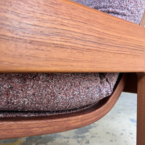 Set: Sofa mit Hocker mauve von Yngve Ekström für Swedese