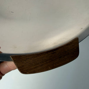 Tablett Edelstahl mit Teak Griffen aus Dänemark