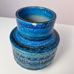Vase Serie Rimini Blu von Aldo Londi für Bitossi