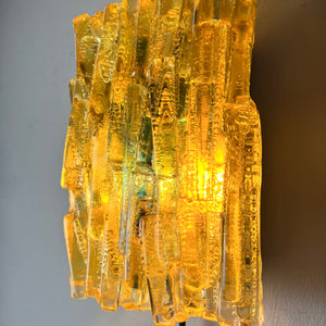 Wandlampe gelb von Claus Bolby für Cebo