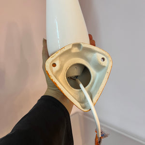 Set: 2x Wandlampe Modell 6035 orange von Sigvard Bernadotte für Ifö