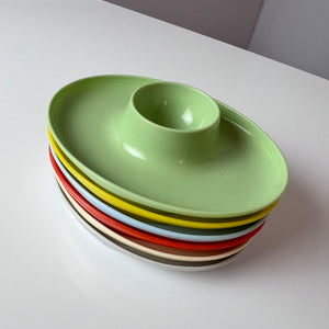 Set: 6x Eierbecher bunt Kunststoff