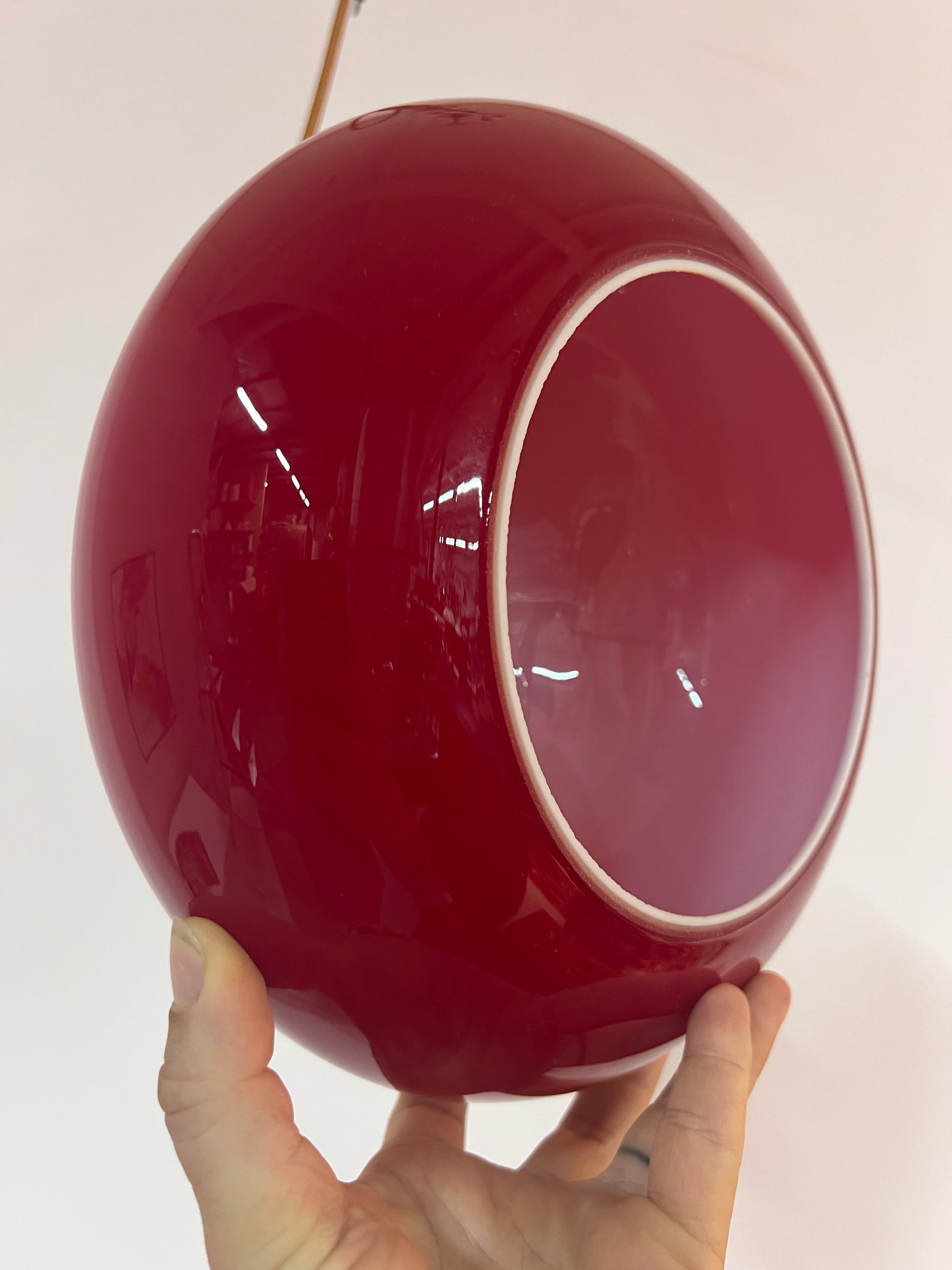 Hängelampe rot Glas von Peill & Putzler