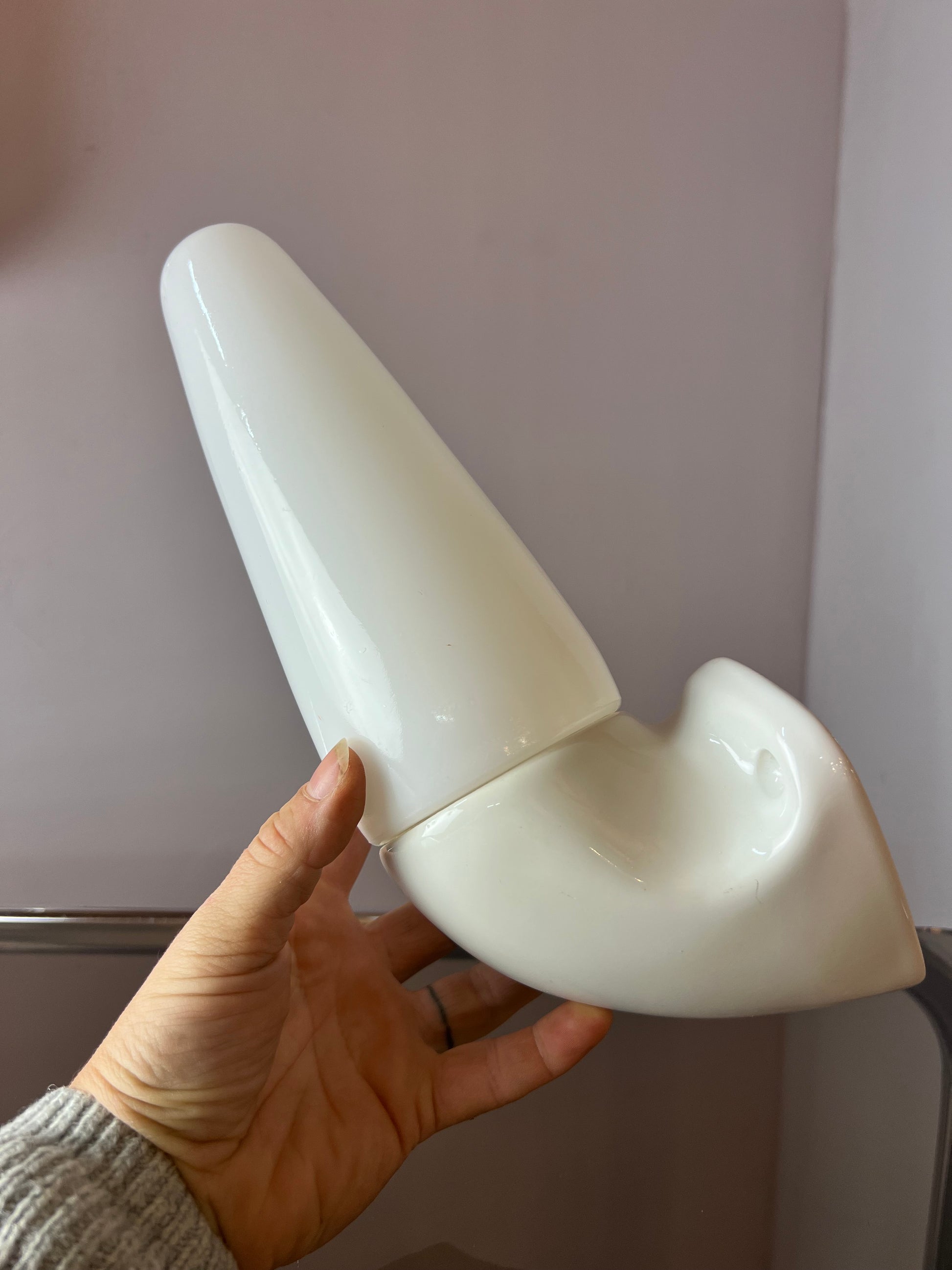 Wandlampe Modell 6035 weiß von Sigvard Bernadotte für Ifö