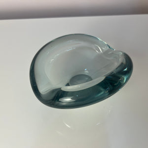 Aschenbecher hellblau Glas von Per Lütken von Holmegaard