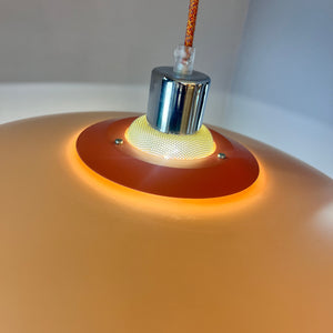 Lamellenlampe neu lackiert peach