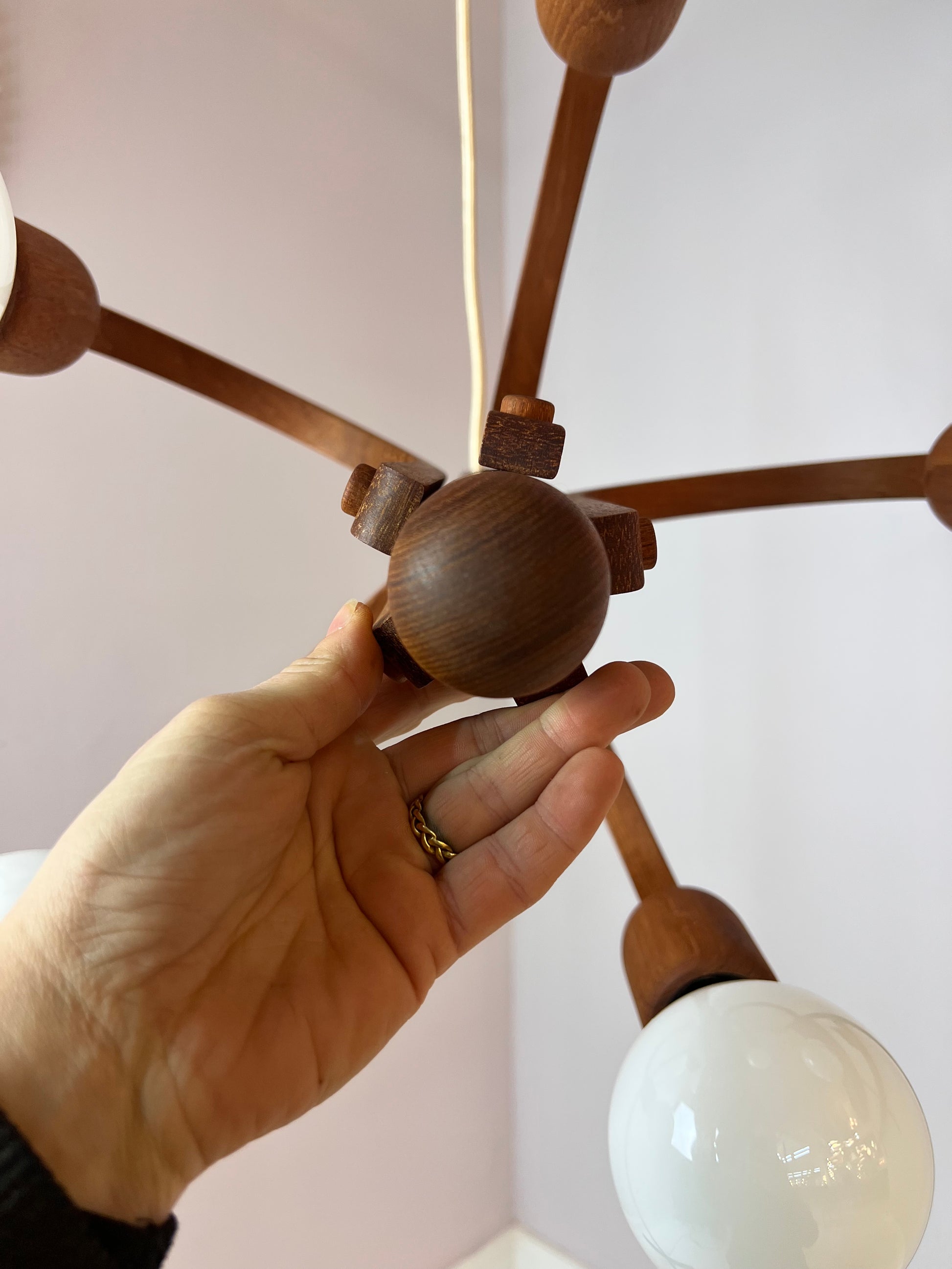 Kronleuchter Teak von DOMUS