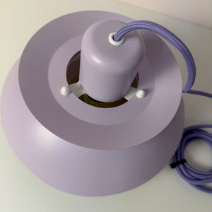 Lamellenlampe Typ 776 flieder von Horn