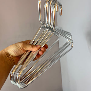 Set: 5x Kleiderbügel Metall 80er
