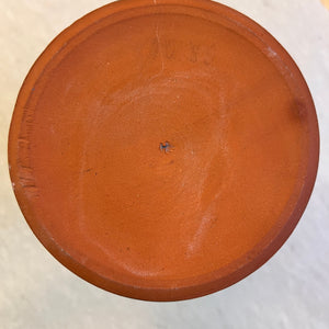Vase blau Keramik von VEB Töpferhof Römhild DDR