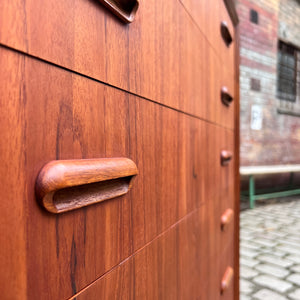 Kommode Teak mit Schloss aus Dänemark