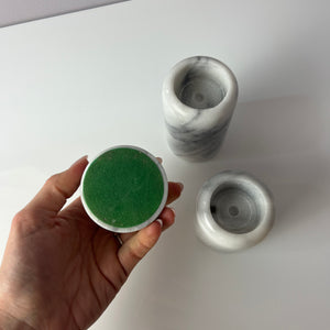 Set: Trio Kerzenständer Marmor