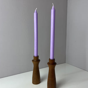 Set: 2x Kerzenständer Teak