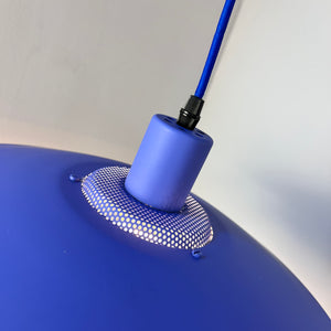 Lamellenlampe Donau blau von JEKA