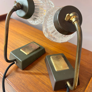 Set: 2x Tischlampe 50er