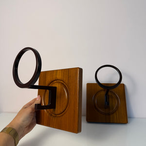 Set: Wandhaken Garderobe Teak von Sudbrock