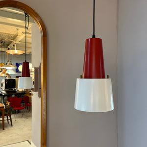 Küchenlampe rot weiß Kunststoff von Philips Holland