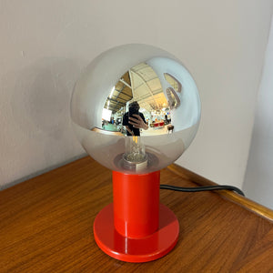 Tischlampe Big Globe rot von Motoko Ishii für STAFF