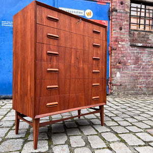 Kommode Teak mit Schloss aus Dänemark